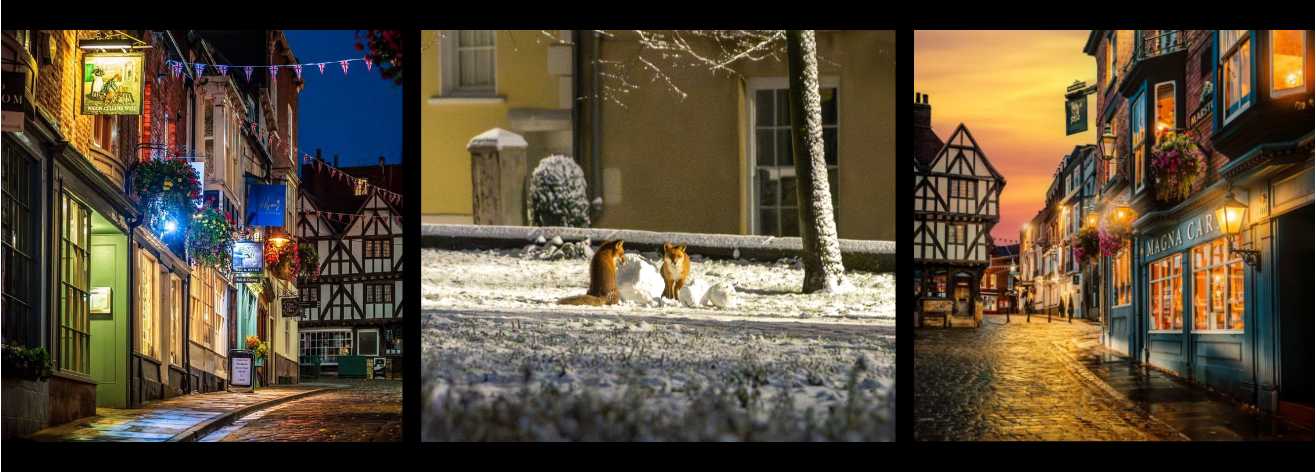 Three photographs by Lincoln photographer Andrew Scott