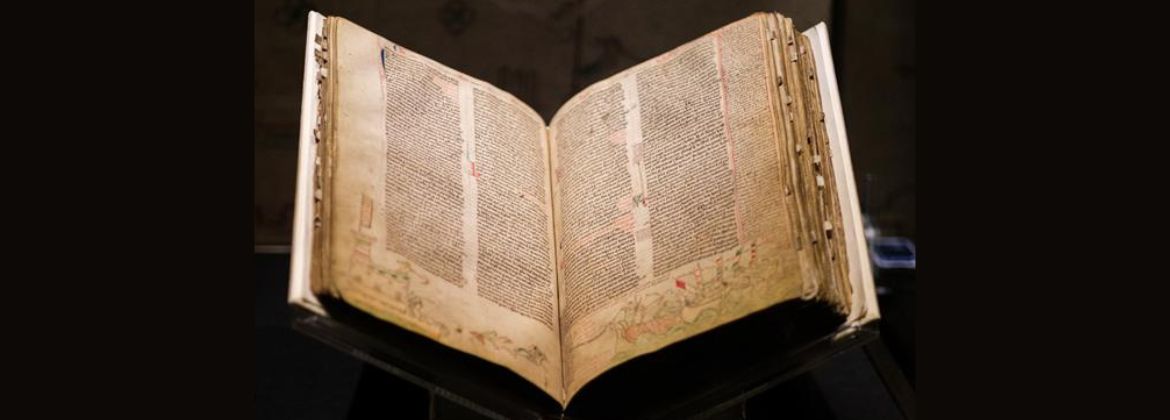 Chronica Majora on display at Lincoln Castle