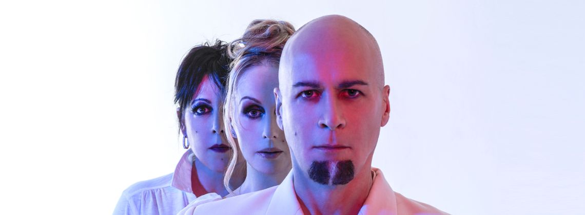 Three band members of The Human League