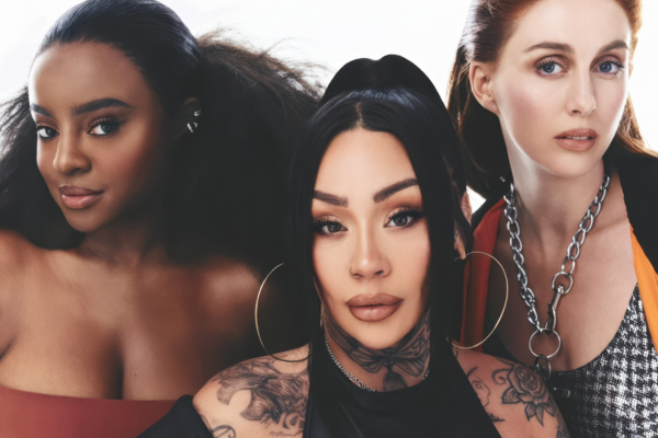 Three band members of Sugababes
